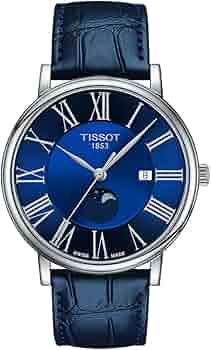 Amazon | Tissot メンズ Carson プレミアム ゲント ムーンフェイズ